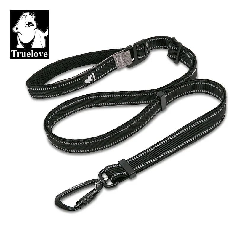 Truelove 5 In 1 Hands Free Dog Leash Running Nylon Durable Reflective Pet Dog Leashes For Large Dogs Adjustable Training Lead