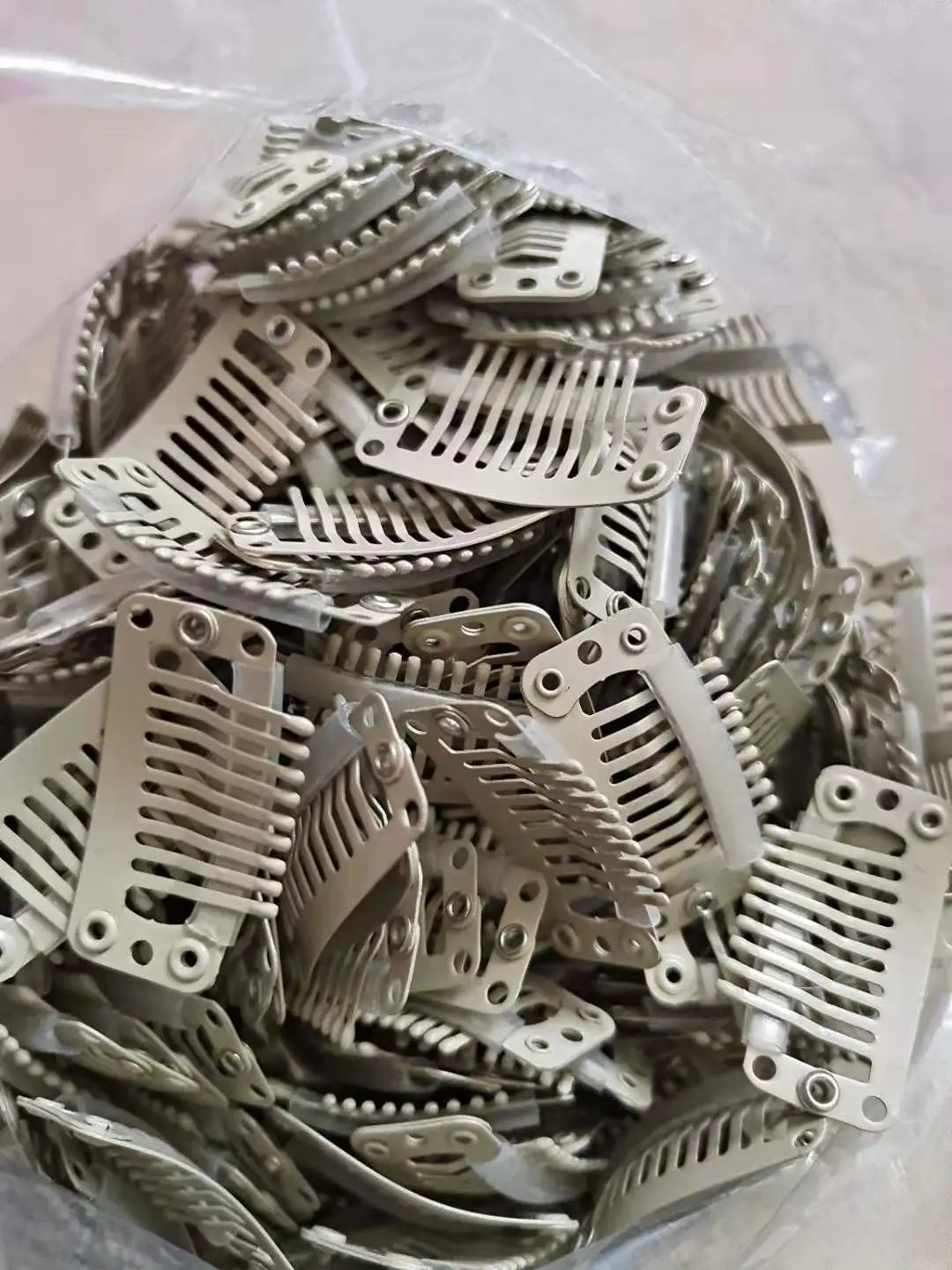 DIY Dog Hair Clips Cat Grooming Supplies Pet Dogs Hairpin Stainless Steel Hair Comb Type Wig Clip 2.3CM 2.8CM 3.2CM