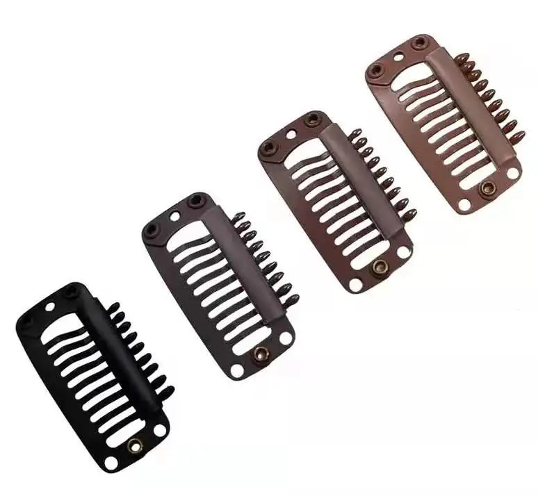 DIY  Dog  Hair Clips Cat Grooming Supplies Pet Dogs Hairpin Stainless Steel Hair Comb Type Wig Clip 2.3CM 2.8CM 3.2CM