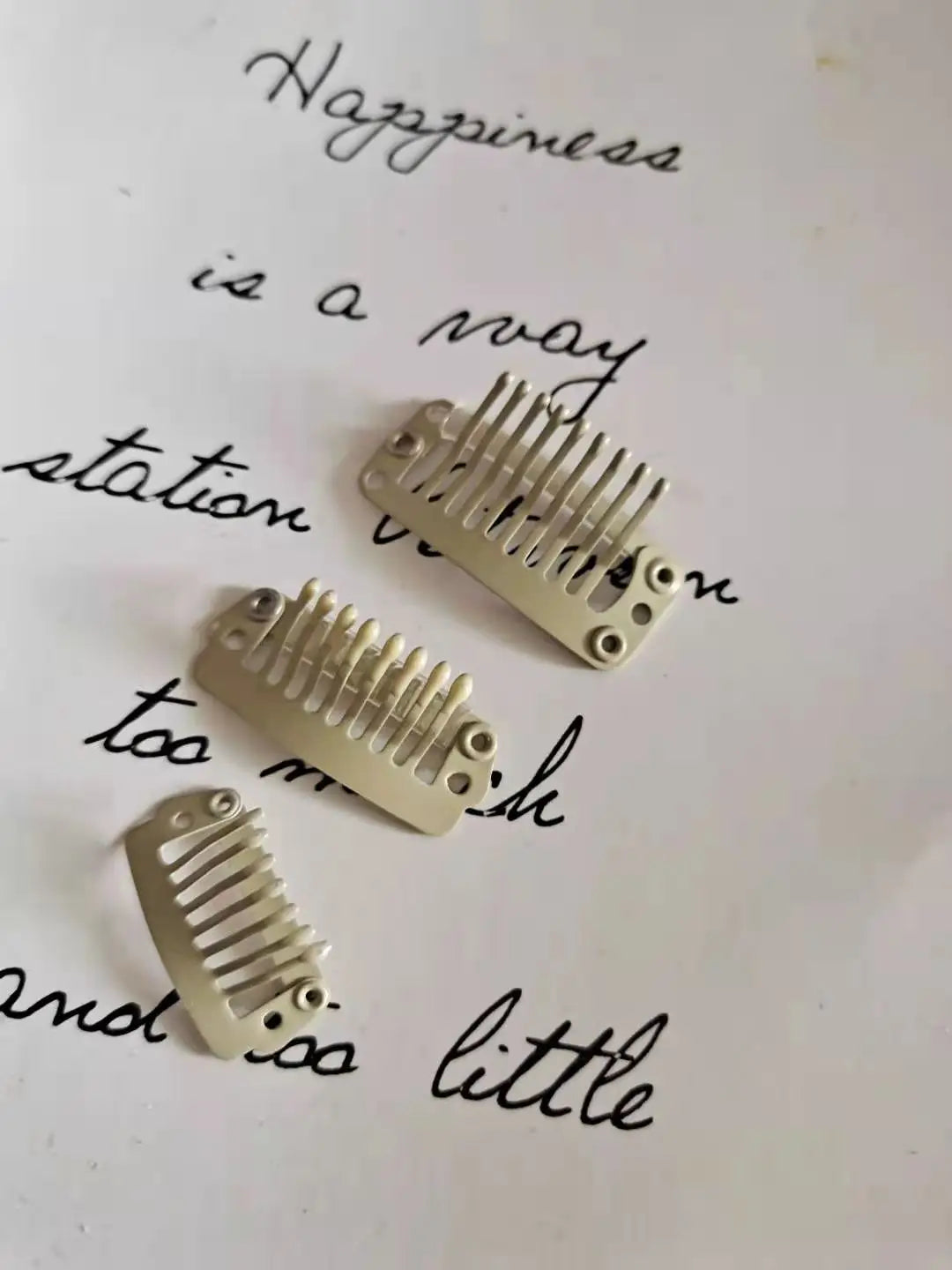 DIY  Dog  Hair Clips Cat Grooming Supplies Pet Dogs Hairpin Stainless Steel Hair Comb Type Wig Clip 2.3CM 2.8CM 3.2CM