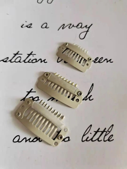 DIY  Dog  Hair Clips Cat Grooming Supplies Pet Dogs Hairpin Stainless Steel Hair Comb Type Wig Clip 2.3CM 2.8CM 3.2CM