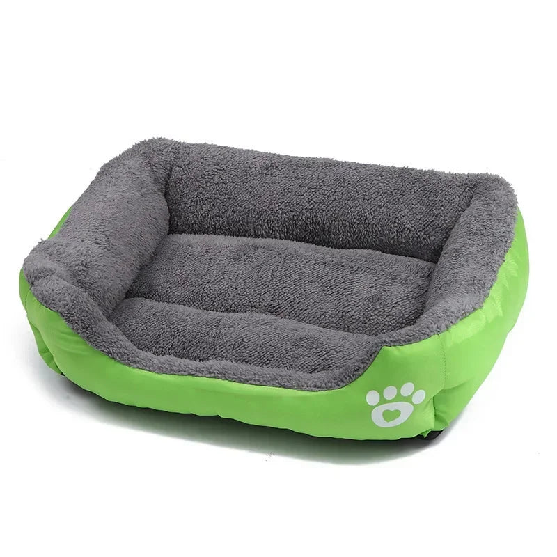 Pet Large Dog Beds Soft Warm Cat Bed Cushion Waterproof Bottom Small Dog Bed Chihuahua Husky Pet Sofa Beds For Dogs Cats S-3XL