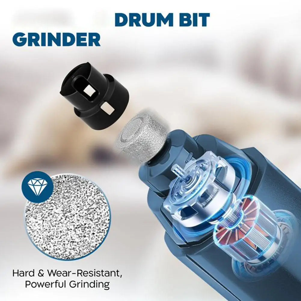 Electric Dog Nail Clippers for Dog Nail Grinders Rechargeable USB Charging Pet Quiet Cat Paws Nail Grooming Supplies