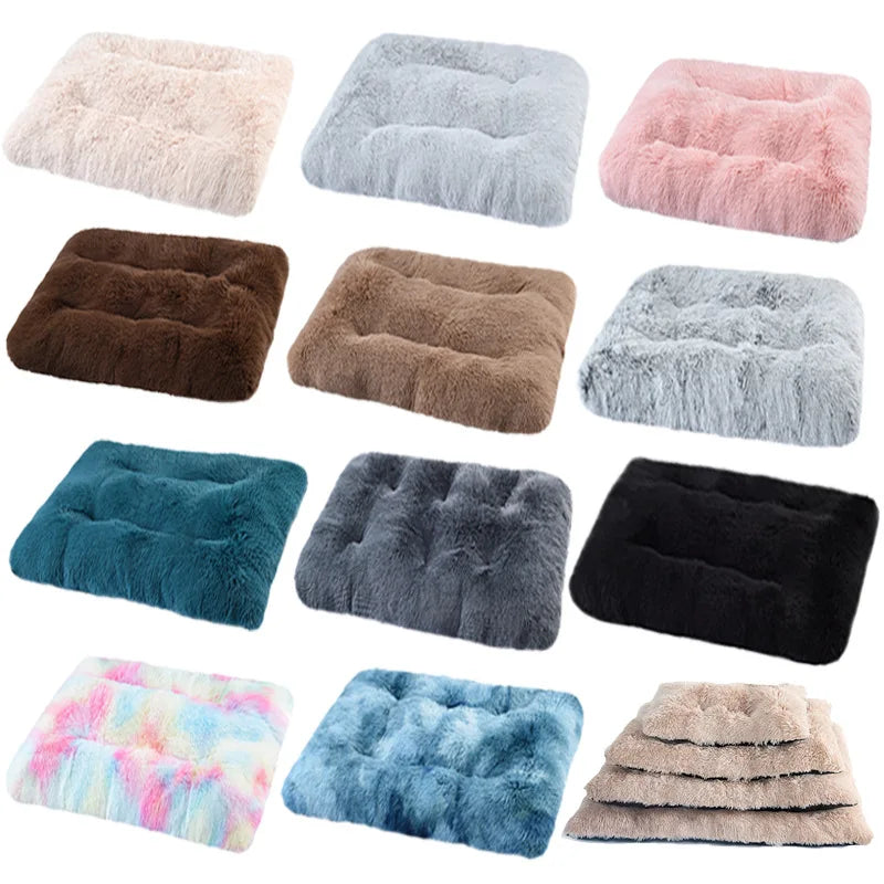 Soft Dog Beds House Soft Long Plush Best Pet Dog Bed for Dogs Basket Pet Products Cushion Cat Bed Cat Mat Animals Sleeping Sofa
