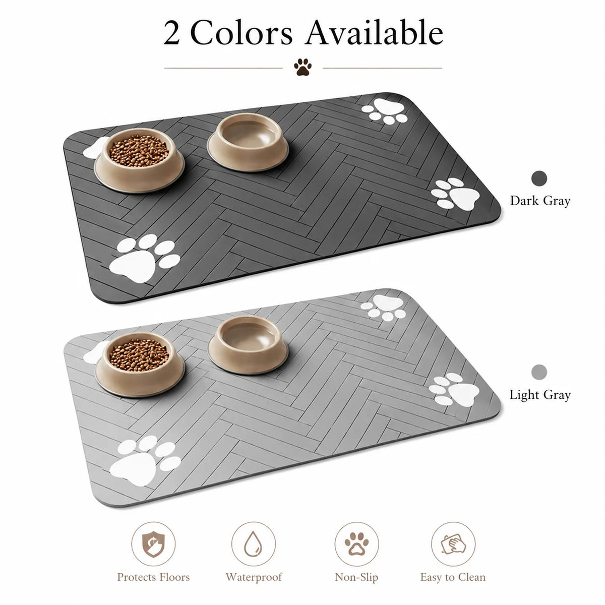 Soft Plush Pet Mat, Non-Slip Waterproof Dog Cat Bed Pad for Floor Couch, Machine Washable