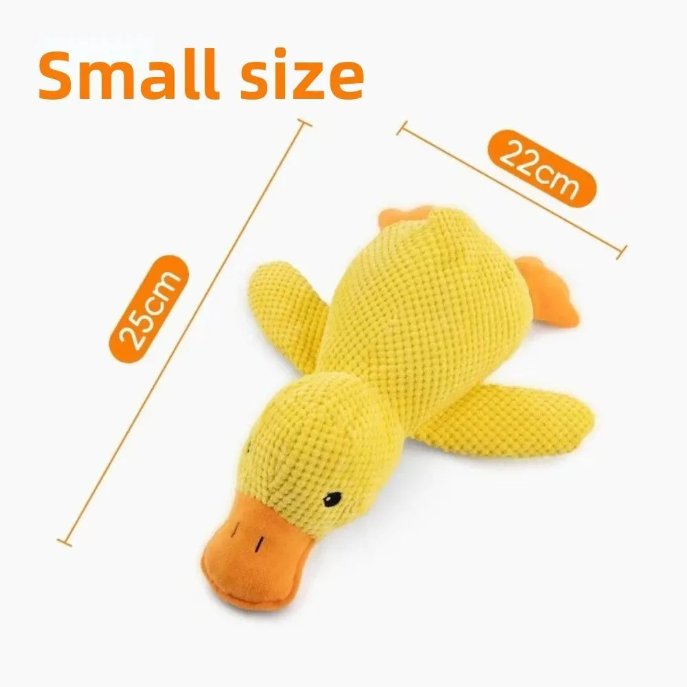 1/3PCS Things For Dogs Accessories Dog Supplies Calming Duck Squeaky Plush Toy Luxury Sleep Aid Durable Puppy Companion Pet