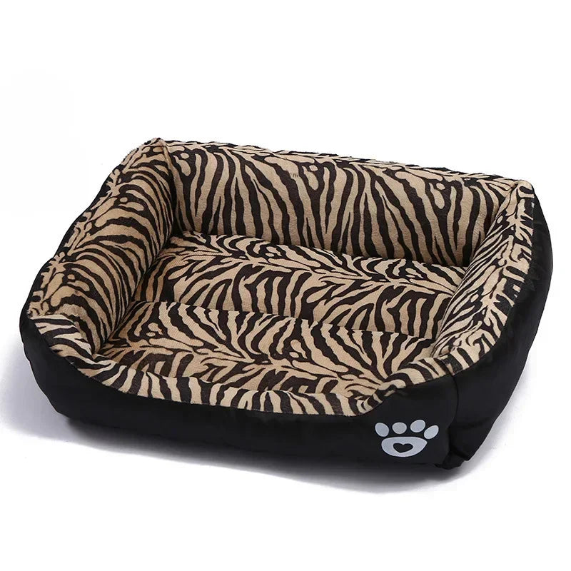 Pet Large Dog Beds Soft Warm Cat Bed Cushion Waterproof Bottom Small Dog Bed Chihuahua Husky Pet Sofa Beds For Dogs Cats S-3XL
