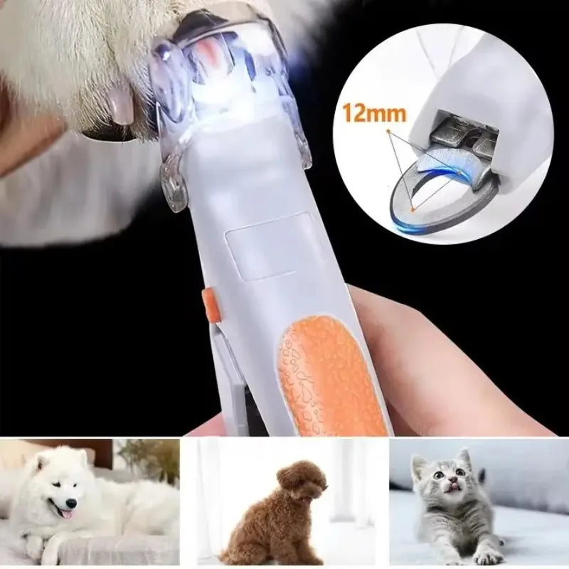 Professional Pet Nail Clipper Scissors With LED Light Cat Dog Nail Clipper Tool Scissors Nail Toeclaw Cutter Scissors Pet Supply