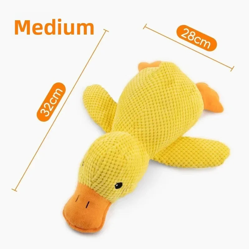 1/3PCS Things For Dogs Accessories Dog Supplies Calming Duck Squeaky Plush Toy Luxury Sleep Aid Durable Puppy Companion Pet