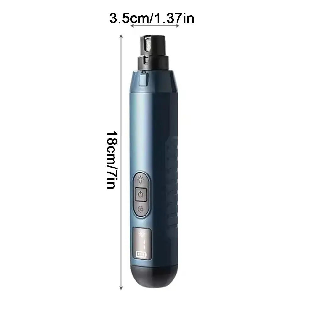 Electric Dog Nail Clippers for Dog Nail Grinders Rechargeable USB Charging Pet Quiet Cat Paws Nail Grooming Supplies