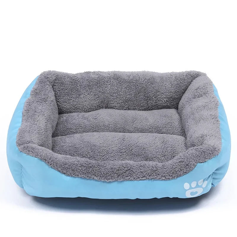 Pet Large Dog Beds Soft Warm Cat Bed Cushion Waterproof Bottom Small Dog Bed Chihuahua Husky Pet Sofa Beds For Dogs Cats S-3XL