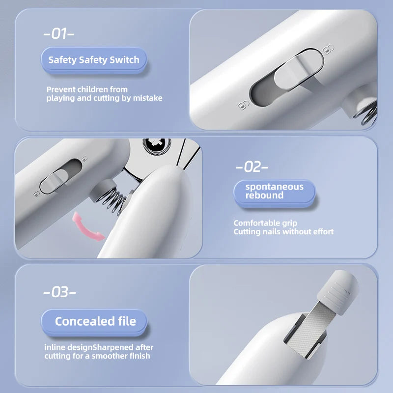 HOOPET Cat Nail Clippers Pet Dog Puppy Novice Special Cat Claw Grinding Nail Large and Small Dog Scissors Nail Clippers Trimming