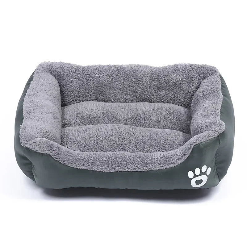 Pet Large Dog Beds Soft Warm Cat Bed Cushion Waterproof Bottom Small Dog Bed Chihuahua Husky Pet Sofa Beds For Dogs Cats S-3XL