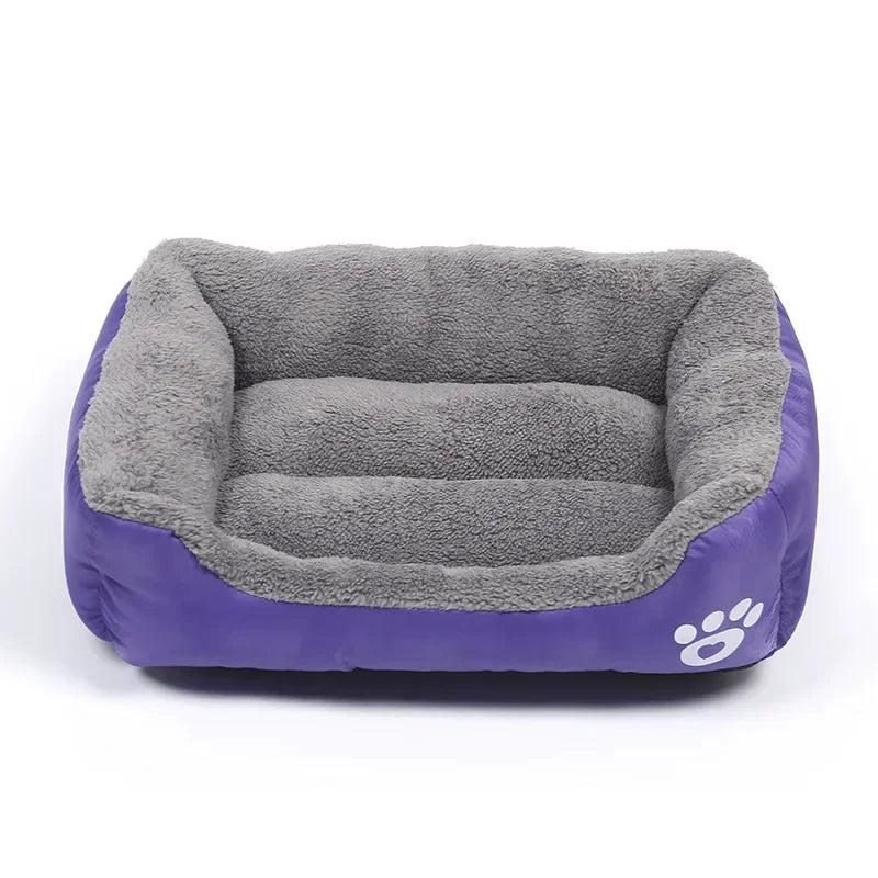 Pet Large Dog Beds Soft Warm Cat Bed Cushion Waterproof Bottom Small Dog Bed Chihuahua Husky Pet Sofa Beds For Dogs Cats S-3XL