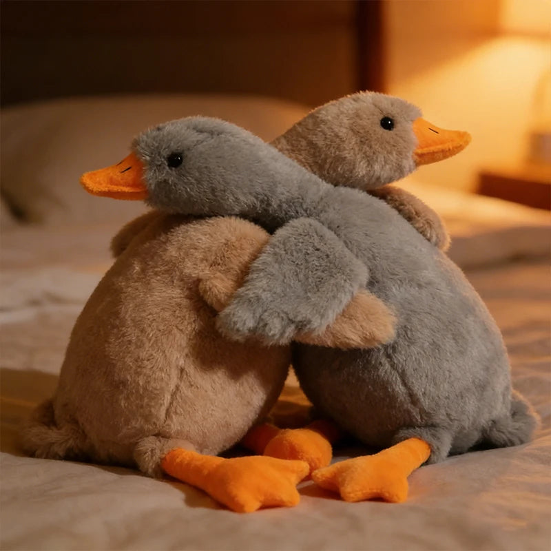 50cm Goose Plush Toy Soft Stuffed Pillow Cats Dogs Relax Pet Companion Anxiety-Relieving Dog Buddy Energy Release Gift for Pets