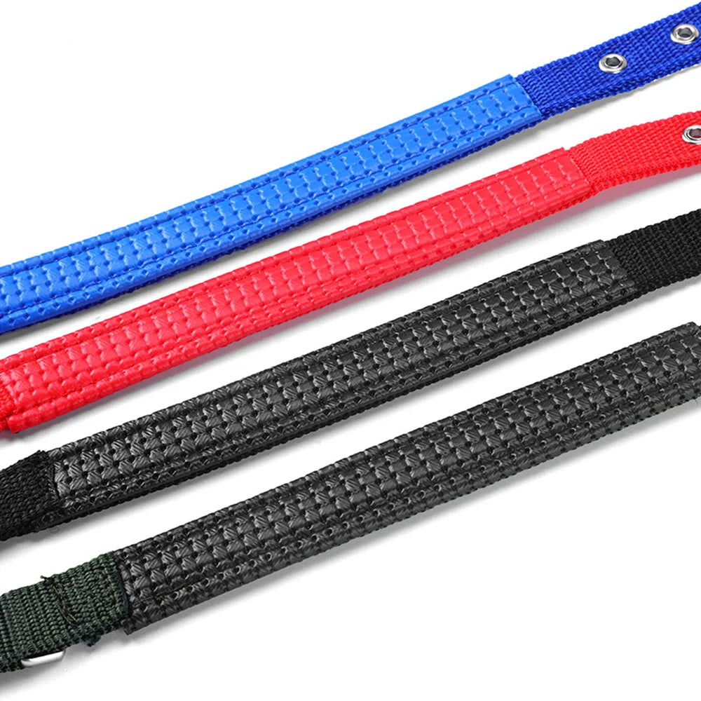 Comfortable Padded Nylon Dog Collar Adjustable Dog Neck Strap Strong Durable Dog Collars for Large Dogs Puppy Cat Pet Products