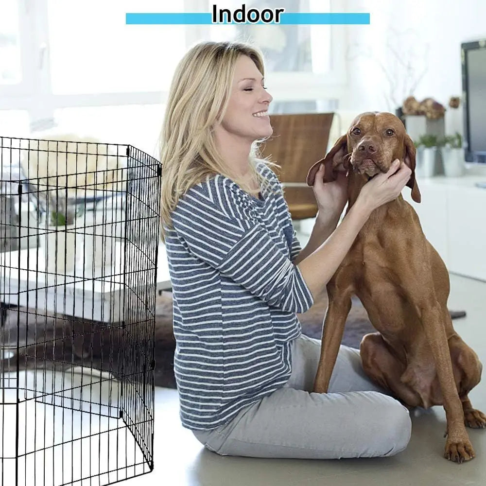 Pet Playpen, 8 Panel Metal Portable oldable Indoor Outdoor Cat Puppy Exercise Pen olding Animal Wire Yard Dog ence Crate Kennel