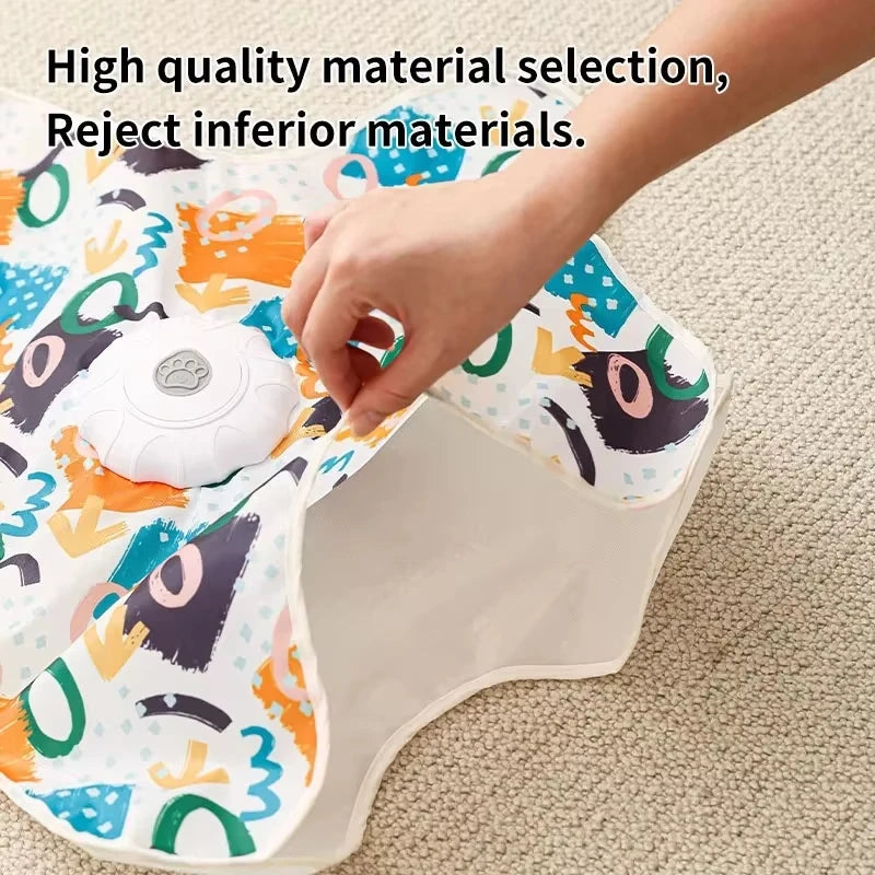 Automatic Interactive Cat Toy Hide And Seek Moving Feather Smart Sensor Durable Kitten Play Toy With Chirps For Bored Cats